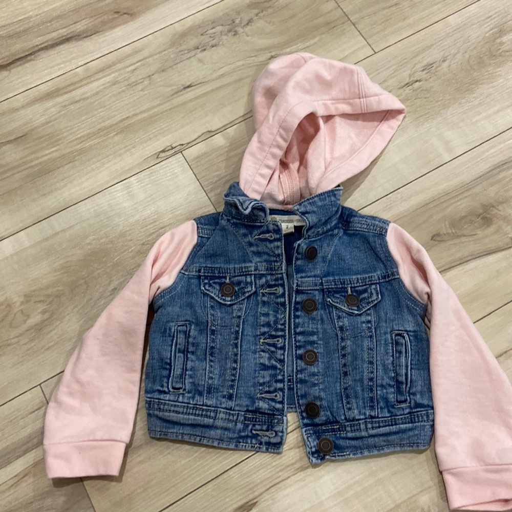 Tucker and Tate Hooded Denim Jacket Size 2